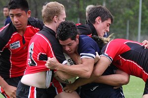 Endeavour SHS v Chifley College - NSWCHS St. Mary's Cup action (photo : ourfooty media) 