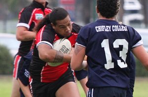 Endeavour SHS v Chifley College - NSWCHS St. Mary's Cup action (photo : ourfooty media) 