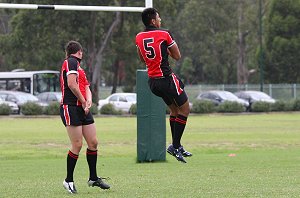 Endeavour SHS v Chifley College - NSWCHS St. Mary's Cup action (photo : ourfooty media) 