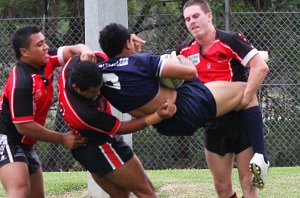 Endeavour SHS v Chifley College - NSWCHS St. Mary's Cup action (photo : ourfooty media) 