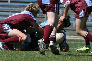 Chase Stanley Cup '09 Matraville SHS v The Hills SHS U15's in action (Photo : ourfootymedia)