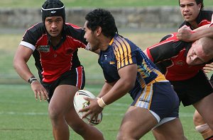 Endeavour SHS v Westfields SHS NSWCHS Uni Shield Semi Final ACTION (Photo : ourfootymedia) 