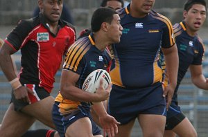 Endeavour SHS v Westfields SHS NSWCHS Uni Shield Semi Final ACTION (Photo : ourfootymedia) 