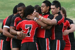 Endeavour SHS v Westfields SHS NSWCHS Uni Shield Semi Final ACTION (Photo : ourfootymedia) 