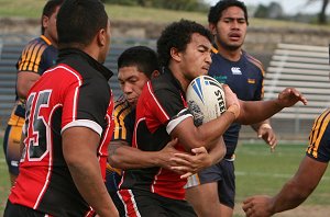 Endeavour SHS v Westfields SHS NSWCHS Uni Shield Semi Final ACTION (Photo : ourfootymedia) 