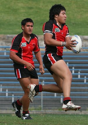 Endeavour SHS v Westfields SHS NSWCHS Uni Shield Semi Final ACTION (Photo : ourfootymedia) 