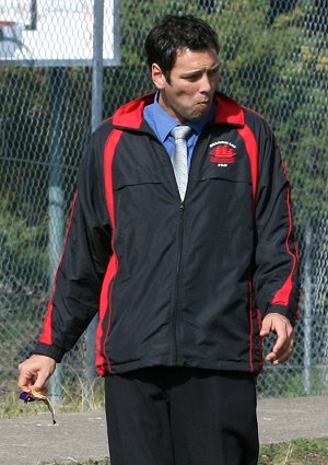 Mr. Dave Davids, Head of Sport ESHS - University Shield - Endeavour SHS v Hunter SHS (Photo's : ourfooty media)