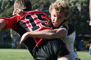 UNI SHIELD  - Endeavour SHS v Westfields SHS aCTioN (Photo's : ourfooty media)