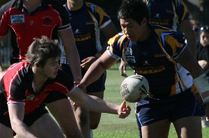 UNI SHIELD - Endeavour SHS v Westfields SHS aCTioN (Photo's : ourfooty media)