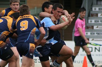 Buckley Shield Semi Final - Westfields SHS v Matraville SHS action (Photo's : ourfootymedia)