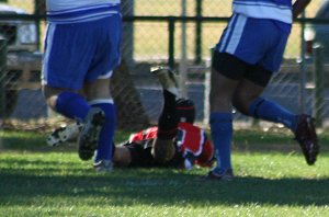 Endeavour SHS Vs St. Dominics College (Photo : ourfooty media) 