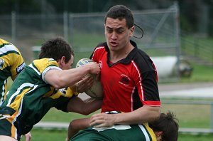 CHS Under 18 Rep Rory O'brien gets gang tackled 