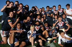 Sydney Roosters celebrate winning the 2010 SG Ball Cup (Photo : ourfootymedia) 