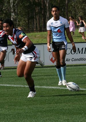 Sydney ROOSTERS v Cronulla SHARKS SG Ball 1/4 FINAL action (Photo's : ourfootymedia)