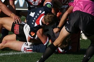 Wests MAGPIES v Sydney ROOSTERS semi final action (Photo's : ourfootymedia)