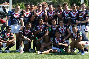 SYDNEY ROOSTERS SG Ball side - Roosters v Knights, rnd 2 SG Ball action (Photo's : ourfootymedia)