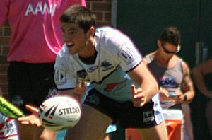 Brendan Sexty - Cronulla SHARKS v WA reds SG Ball action (Photo's : ourfootymedia)