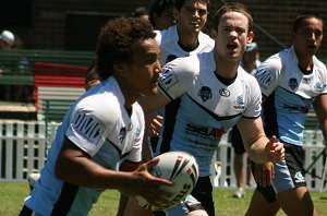 Penani Manumalealii - Cronulla SHARKS v WA reds SG Ball action (Photo's : ourfootymedia)