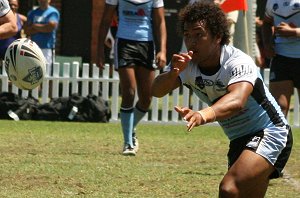 Penani Manumalealii - Cronulla SHARKS v WA reds SG Ball action (Photo's : ourfootymedia)