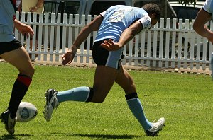 Rea Pittman scores his 1st try - Cronulla SHARKS v WA reds SG Ball action (Photo's : ourfootymedia)