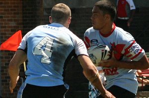 Cronulla SHARKS v WA reds SG Ball action (Photo's : ourfootymedia)