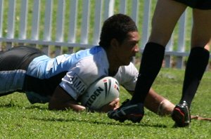 Rodney Moefaauo - Cronulla SHARKS v WA reds SG Ball action (Photo's : ourfootymedia)