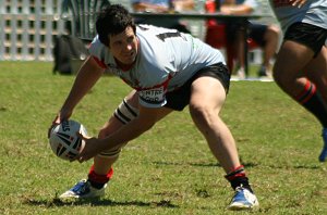 Cronulla SHARKS v WA reds SG Ball action (Photo's : ourfootymedia)