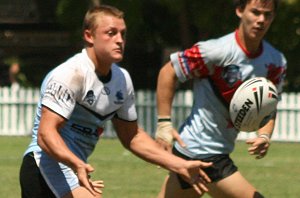 Cronulla SHARKS v WA Reds SG Ball action (Photo's : ourfootymedia)