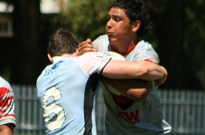 Cronulla SHARKS v WA Reds SG Ball action (Photo's : ourfootymedia)