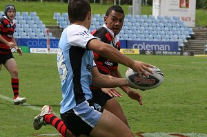 Cronulla SHARKS v Nth Sydney BEARS SG Ball rnd5 action (Photo's : ourfootymedia)