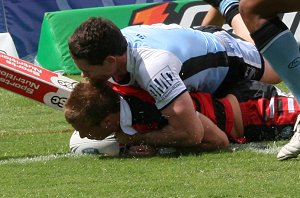 Cronulla SHARKS v Nth Sydney BEARS SG Ball rnd5 action (Photo's : ourfootymedia)