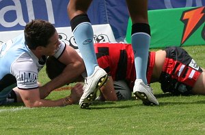 Cronulla SHARKS v Nth Sydney BEARS SG Ball rnd5 action (Photo's : ourfootymedia)