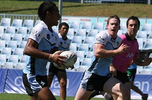 Cronulla SHARKS v Illawarra STEELERS SG Ball rnd 6 ACTION (Photo's : ourfootymedia)