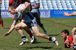 Cronulla SHARKS v Illawarra STEELERS SG Ball rnd 6 ACTION (Photo's : ourfootymedia)