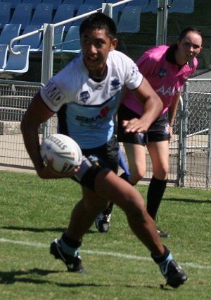 Cronulla SHARKS v Illawarra STEELERS SG Ball rnd 6 ACTION (Photo's : ourfootymedia)