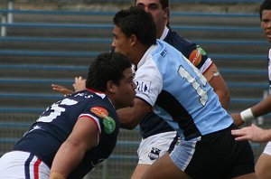 Sydney ROOSTERS v Cronulla SHARKS SG Ball rnd 7 action (Photo's : ourfootymedia)