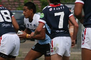 Sydney ROOSTERS v Cronulla SHARKS SG Ball rnd 7 action (Photo's : ourfootymedia)