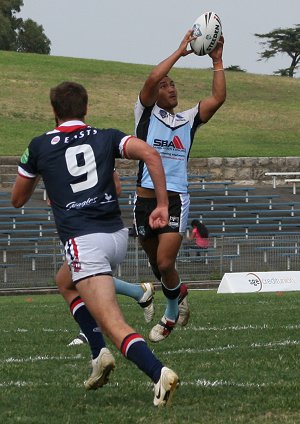 Sydney ROOSTERS v Cronulla SHARKS SG Ball rnd 7 action (Photo's : ourfootymedia)