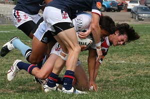 Sydney ROOSTERS v Cronulla SHARKS SG Ball rnd 7 action (Photo's : ourfootymedia)