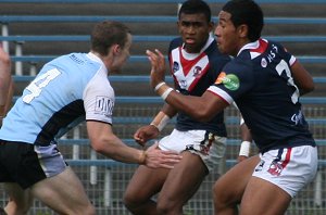 Sydney ROOSTERS v Cronulla SHARKS SG Ball rnd 7 action (Photo's : ourfootymedia)