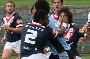 Roosters v Sharks SG Ball rnd 7 action (Photo's : ourfootymedia)