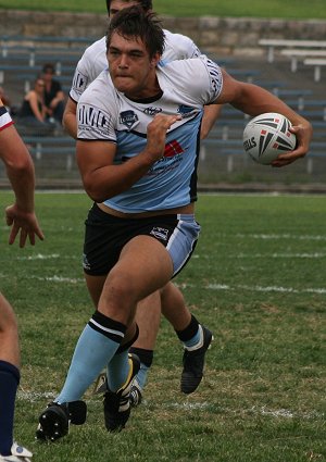 Roosters v Sharks SG Ball rnd 7 action (Photo's : ourfootymedia)