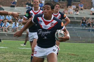 Sydney ROOSTERS v Cronulla SHARKS SG Ball rnd 7 action (Photo's : ourfootymedia)