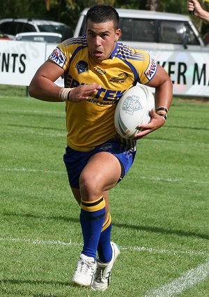 Dean Blackman - Parramatta EELS v Balmain TIGERS SG Ball Action (Photo's : ourfootymedia)