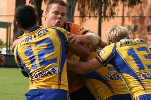 Parramatta EELS v Balmain TIGERS SG Ball Action (Photo's : ourfootymedia)