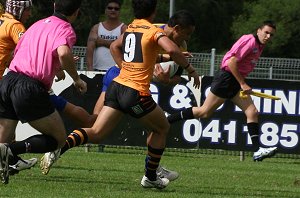 Parramatta EELS v Balmain TIGERS SG Ball Action (Photo's : ourfootymedia)