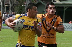 Parramatta EELS v Balmain TIGERS SG Ball Action (Photo's : ourfootymedia)