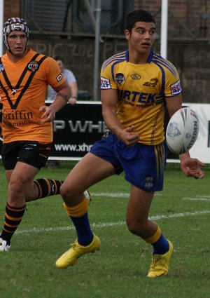 Parramatta EELS v Balmain TIGERS SG Ball Action (Photo's : ourfootymedia)