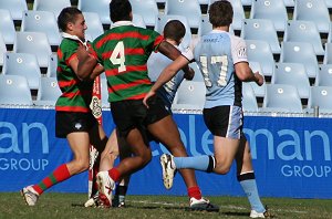 Cronulla SHARKS v South Sydney RABBITOH's - SG Ball rnd 9 action (Photo's : ourfootymedia)