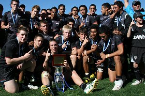 Penrith PANTHERS celebrate winning the Harold Matthews CUP (Photo's : Steve Montgomery / OurFootyTeam.com) 